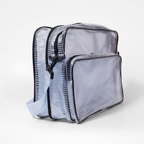 PVC ESD BAG / PVC 제전 가방 / 크린룸 방진 가방 / 크로스 백 - 확장형, 크로스 돌출A-400*300*80~150, 1개