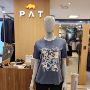 PAT 5부 원포인트 라운드 티셔츠 1J65303 뉴코아 일산점