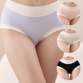 케렌시아앳홈 여성팬티 4종 모달투톤 데일리 50수 여자속옷 요일별 언더웨어