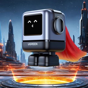 [cy] UGREEN Q파이 로봇 30W/65W 질화갈륨 충전기 아이폰 노트북 급속충전 플러그 어댑터 휴대편리 시즌신상, 1개