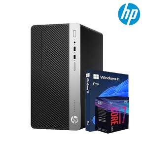 HP 컴퓨터 i7-8700 기업용 정품 윈도우11 Po 탑재 사무용 업무용 데스크탑 PC 본체, 기본스펙, HP i7-8700+8G+SSD 500G+Win11