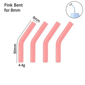 빨대커버 재사용 가능한 빨대 팁 커버 실리콘 캡 보호 긁힘 방지 혀 화상 흡입 6mm 8mm