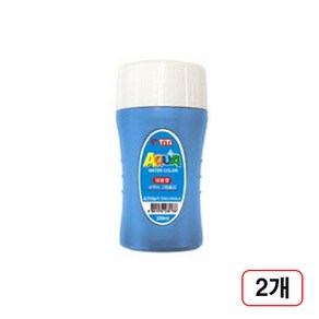 티티)아쿠아대용량물감(짙은하늘색/220ML) 2개입