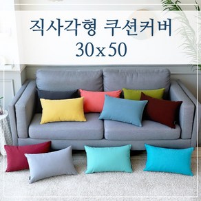 직사각형 쿠션커버 30x50