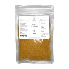 [자연의숲] 비즈왁스(비정제밀납) 500g 밀납 beeswax 립밤만들기 천연비누 천연화장품 원료 자연의숲, 100g, 1개