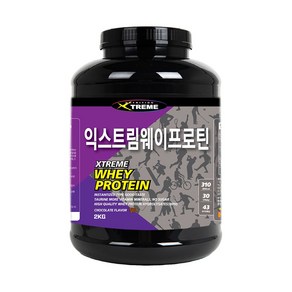 익스트림 웨이 근육발달 단백질보충제, 2kg, 1개