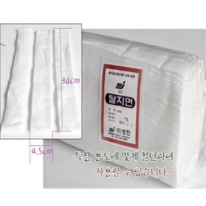 순면 탈지면 450g 의료용 솜 코튼 화장솜 알콜솜 소독 사각 절단 깍두기, 450g긴절단솜, 1개