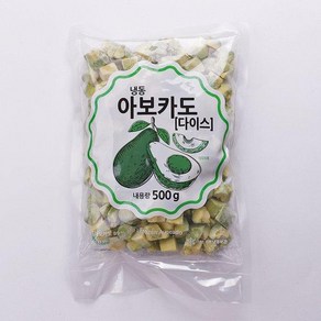 [바른씨]냉동 아보카도 500g 냉동과일, 1개