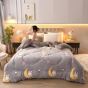 montheia 이불 양털 캐시미어 이불 A598-186