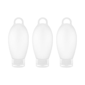 닥터보틀 말랑말랑 수영장 휴대용 고리용기 60ml, 3개, 반투명