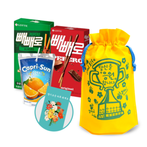 롯데제과 트로피 빼빼카3종+응원카드 24년제조 빼빼로데이 선물세트