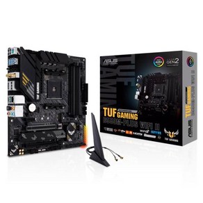 ASUS TUF GAMING B550M PLUS (Wi-Fi) II Mico-ATX B550M 마더보드 DDR4 4600 MHz 128G 마이닝 세트 AM4, 01 마더 보드