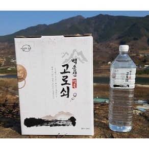 [자연의 농부] 광양 백운산 명품 고로쇠 수액 고로쇠물, 6개, 1.5L