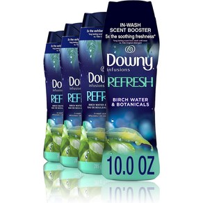 Downy Infusions In-Wash Scent Booster Beads Refresh Bi 다우니 인퓨전 워시 향 부스터 비즈 리프레시 자작나무 물 및 식물 10온