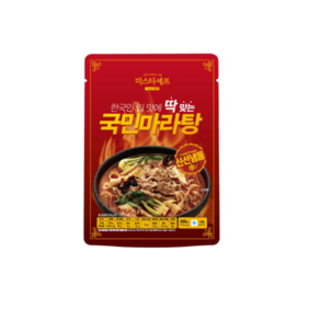 미스타셰프 국민 마라탕 550g x 5팩, 5개