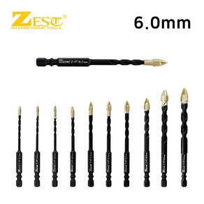 제스트 멀티드릴 화살촉비트 Z-HT3.0 ~ Z-HT12.0, 제스트 화살촉비트 Z-HT6.0 6mm, 1개