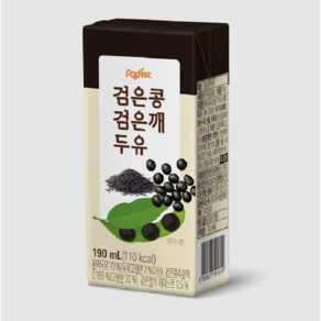 푸디스트 검은콩검은깨 두유, 48개, 190ml