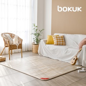 [보국전자] 보국 전자파프리 마루 카페트매트 모던오크 BKM-1241S / BKM-1241D, 싱글