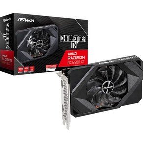 ASRock Radeon RX 6600 XT 챌린저 DOC 8GB GDDR6 PCI Expess 그래픽 카드, RX 6500 XT Challenge ITX 4GB