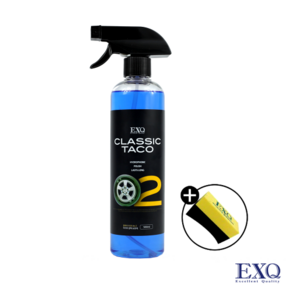 이엑스큐 EXQ 클래식 타코 Ve2 타이어코팅제 500ml (SN1305D) + 타이어드레싱패드, 1개