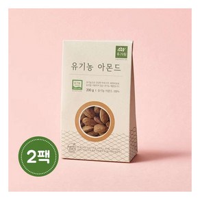 유가원 유기농 생아몬드, 2개, 200g