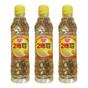 오뚜기 2배 현미식초 500ML 3개