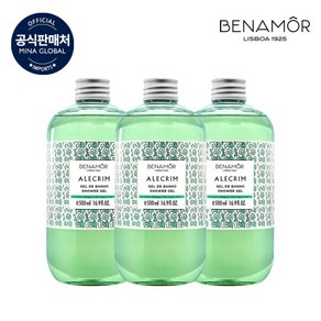 [베나모르] 아레크림 바디워시 세트 (샤워젤 500ml x 3개), 3개