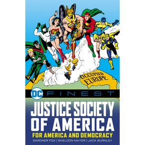 (영문도서) DC Finest: Justice Society of America: For America and Democracy Paperback