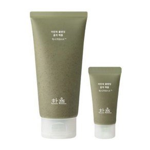 [본사정품] 최다용량 쑥떡 제형 쫀득피지흡착! 한율 hanyul 쑥시카 쑥떡팩폼 + 증정품