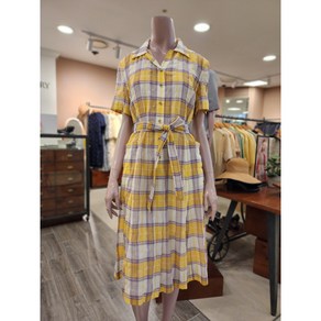 BCBG O멜리아체크 OP - B3B4O623 32 [M/YELLOW]