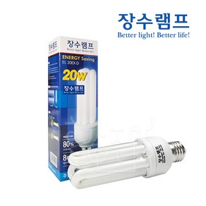 EFTR20EX-D 삼파장전구 20W 형광등 220V 60HZ, 전구색[노란빛], 장수삼파장20W, 1개