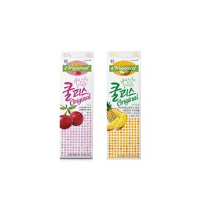 동원 소와나무 쿨피스 2종 930ml (자두 3개 + 파인 3개) 총 6개/냉장무배, 0.93l