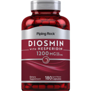 파이핑락 디오스민 헤스페리딘 PipingRock Diosmin w/ Hesperidin 1200 mg (per serving)