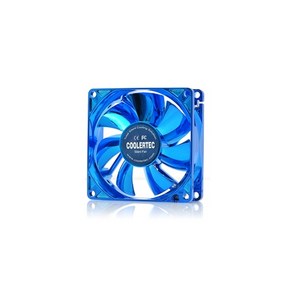 [쿨러텍] UBK8025DFS-T (Blue) [시스템쿨러/80mm], 1개