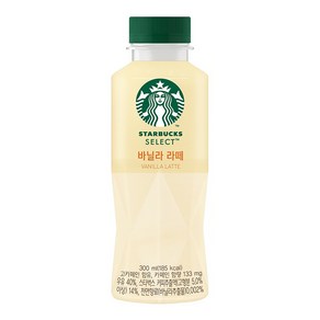 [스타벅스] 셀렉트 바닐라라떼 300mlx12펫, 12개, 300ml