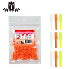 tj코리아 케미꽂이 대용량 약 100개입 3mm 4mm 끝보기 갈치채비 채비, 1개