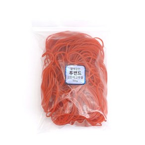 열에 강한 투밴드 고탄력 고무줄 100g(레드70), 레드, 1개