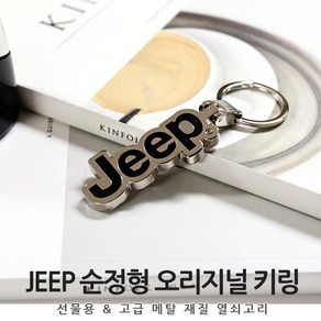 [카카고]당일배송 JEEP 순정형 로고 키링 메탈재질 출고형 열쇠고리 선물용 키홀더 키케이스 랭글러 레니게이드 그랜드체로키 컴패스, B TYPE-GREEN, 1개