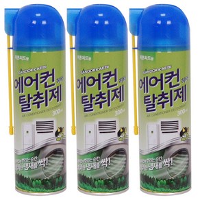 산도깨비 에어컨 탈취제 300ml 가정용 차량용 히터탈취제 공용, 3개