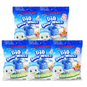 빅 스노우 화이트 마쉬멜로우, 255g, 5개