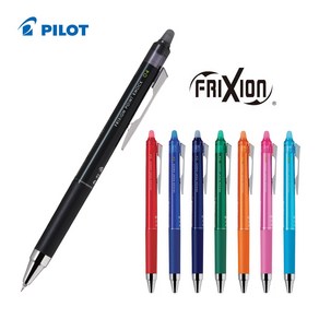 PILOT fixion 파이롯트 지워지는 볼펜 프릭션 포인트 노크 0.4mm, 0.4 LFPK-25S4-O 오렌지