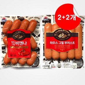 [대림] 칼집그릴비엔나 280g x 2개 + 하우스그릴부어스트 310g x 2개, 1개