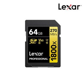 [LEXAR] SD Pofessional 1800X UHS-2 64GB, 상세페이지 참조