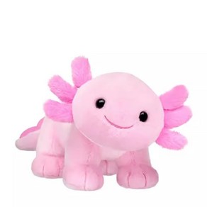 Axolotl 아홀로틀 핑크 우파루파 봉제인형 장난감, 25cm, 1개