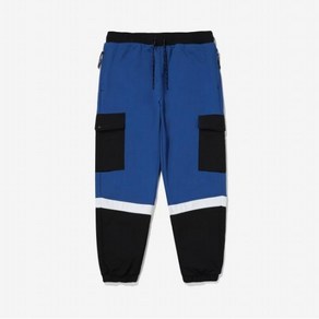 [FILA 본사공식] 유니 루즈핏 화이트락 우븐패치 조거팬츠 (FS2FPE4122X_DBU)