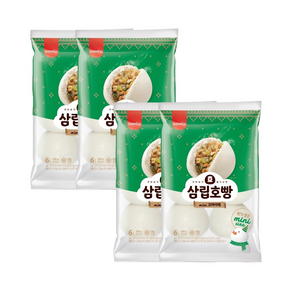 삼립 냉동 꼬마호빵 야채 6입, 240g, 4개