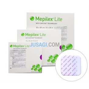 멘리케헬스케어 메피렉스 라이트(Mepilex Lite) 6cmX8.5cm 박스(5장), 5개