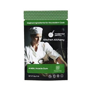 Pue Gum Aabic Powde [Acacia Gum] ⊘ Non-GMO Glut 퓨어 검 아라비아 분말 [아카시아 검] ⊘ Non-GMO 글루튼 프리 비건 OU 코셔 인, 1개, 50g