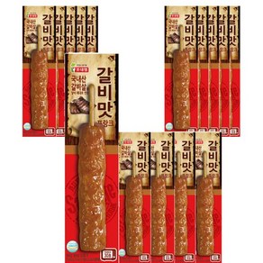 롯데웰푸드 자취 간편식 반찬 갈비맛 프랑크 70g x 15개 맥주안주 간식 도시락