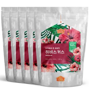 건강한우리집비옴 이집트산 히비스커스꽃차 500g, 100g, 5개, 5개, 1개입